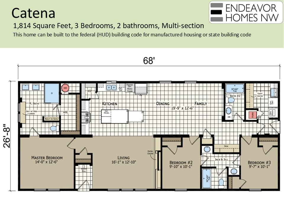 Catena 1814 floor plan