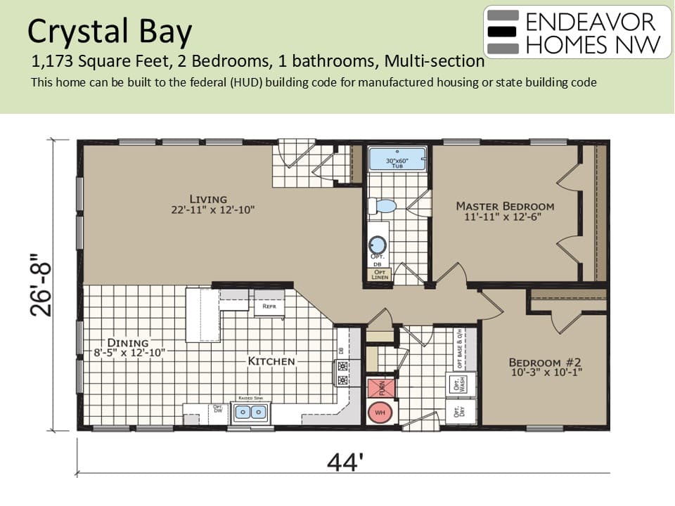 Crystal Bay Estates 1173 floor plan
