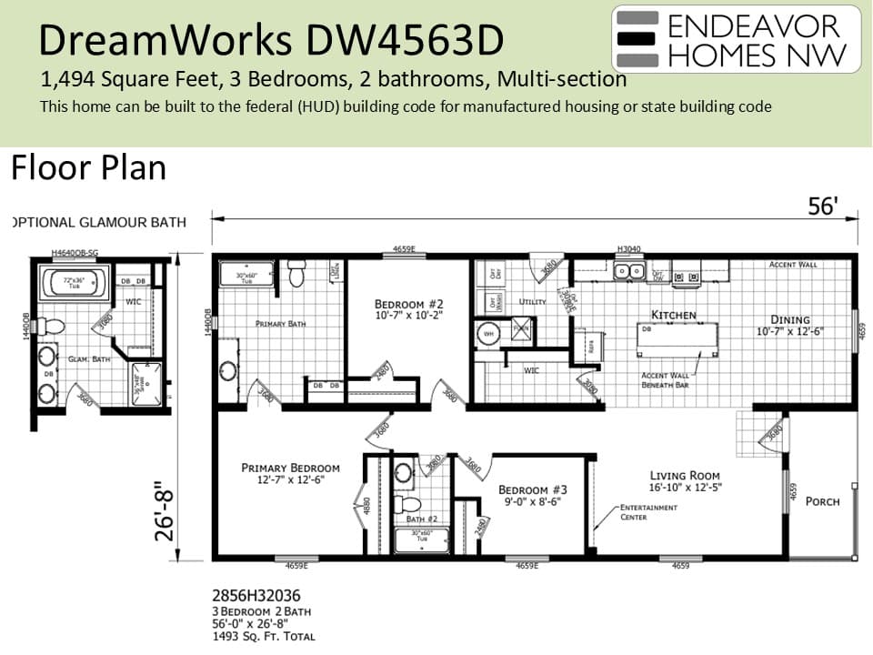 DreamWorks 1494 floor plan