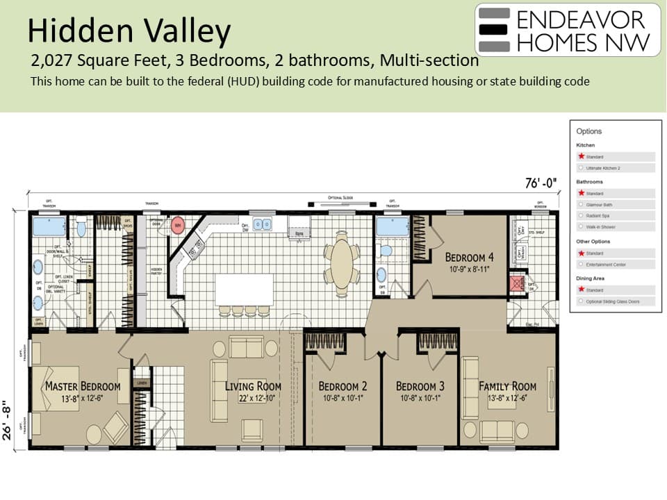 Hidden Valley 2027 floor plan