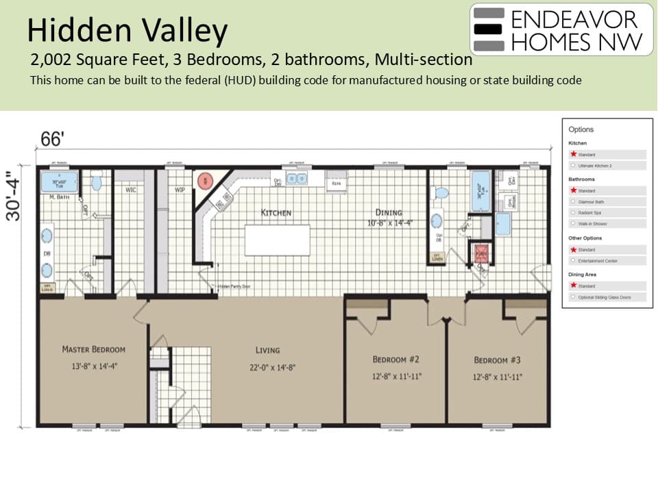 Hidden Valley 2002 floor plan