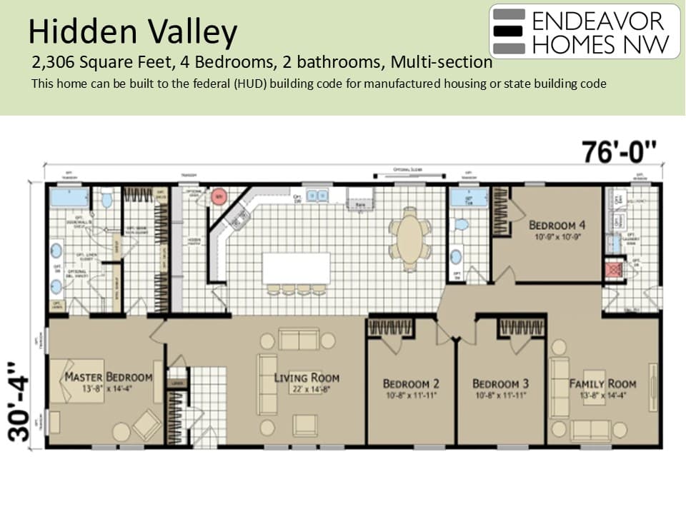 Hidden Valley 2306 floor plan