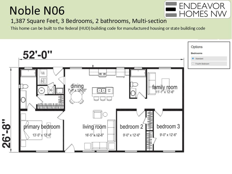 Noble 1387 floor plan