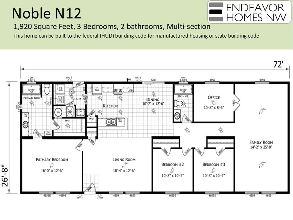 Noble 1920 floor plan