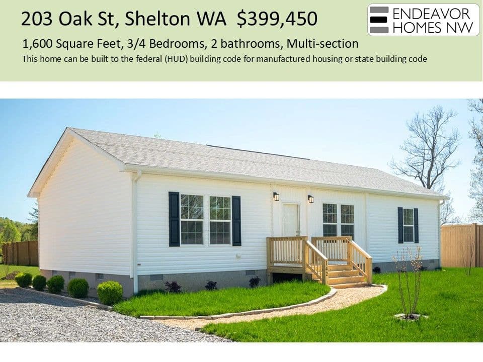 203 Oak St., Shelton WA
