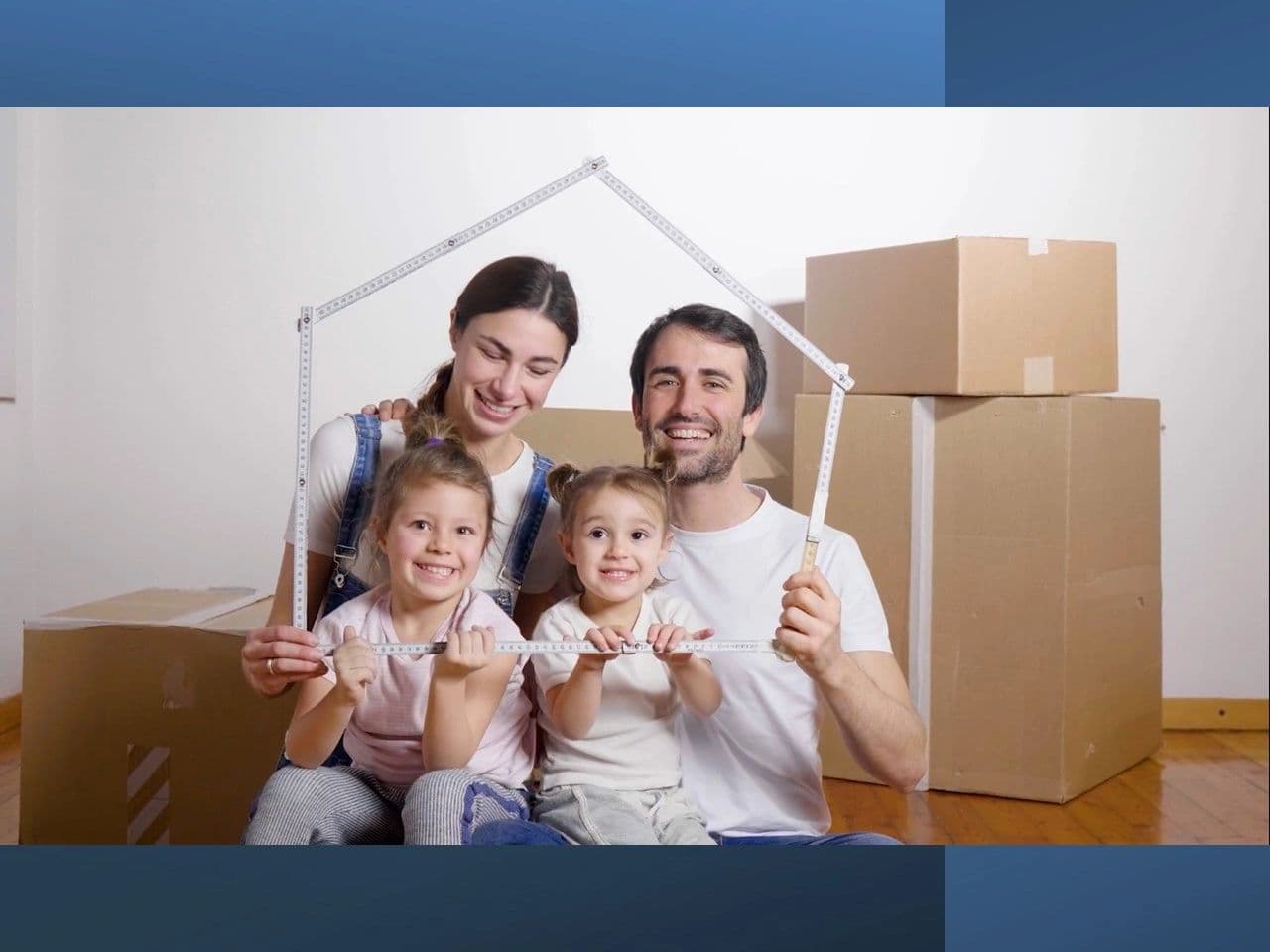Final move-in after factory-built home delivery and setup